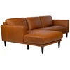 Lova Kampinė sofa „HAVANNA LC“, konjako rudos spalvos