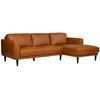 Lova Kampinė sofa „HAVANNA RC“, konjako rudos spalvos