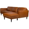 Lova Kampinė sofa „HAVANNA RC“, konjako rudos spalvos