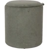 Fotelis Otomanas / stalas HIRO D39xH44cm, žalios spalvos, su dėže ir dėže