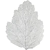 Home4You Padėkliukas BIG LEAF, 36x45cm, sidabrinis