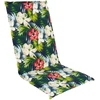 Pagalvėlė kėdei SUMMER FLOWER 48x115x4,5cm, tamsiai gėlėta