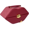 Papuošalų dėžutė SEZANE LIPS 25x12x12,5cm, raudona