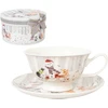Home4You Puodelis / puodelis MIA SNOW 180 ml dovanų dėžutėje