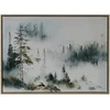 Sienų meno kūrinys WALLY 45x60cm, miglotas miškas