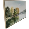 Sienų meno kūrinys WALLY 45x60cm, Miškas prie ežero