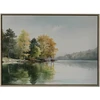 Sienų meno kūrinys WALLY 45x60cm, Miškas prie ežero