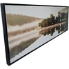 Sienų meno kūrinys WALLY 50x140cm, rūkas ant ežero