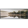 Sienų meno kūrinys WALLY 50x140cm, rūkas ant ežero