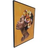 Sienų meno kūrinys WALLY 60x80cm, moteris ir gėlės 1