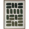 Sienų meno kūrinys WALLY 60x80cm, žalias labirintas 1