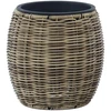 Home4You Gėlių vazonas WICKER D20xH20cm, šviesiai ruda