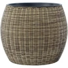 Home4You Sodinukas WICKER D48xH40cm, šviesiai rudos spalvos