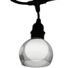 Home4You Švenčių žibintai FLICKER 10 LED lempučių / 4,5 m, šalta balta šviesa