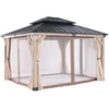 Home4You Tinklai nuo uodų CEDAR 3x4 m, Poliesteris