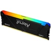 RAM Atmiņa Kingston Fury Beast RGB, DDR4, 8 GB, 3200MHz, CL16 (KF432C16BB2A/8)