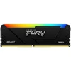 RAM Atmiņa Kingston Fury Beast RGB, DDR4, 8 GB, 3200MHz, CL16 (KF432C16BB2A/8)
