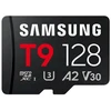 Atmiņas karte Samsung SAMSUNG T9 Micro SD ar USB karšu lasītāju 128GB līdz 200 MB/s lasīšanai un 130 MB/s rakstīšanai