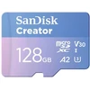 Atminties kortelė SanDisk Creator Micro SDXC 128 GB Class 10 UHS-I/U3 A2 V30 (SDSQXAA-128G-GN6MS)
