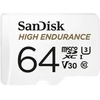 Atminties kortelė SD MicroSD Card 64GB SanDisk High Endurance SDXC