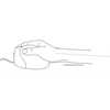 Bakker Elkhuizen Pelės BakkerElkhuizen Evoluent VerticalMouse 4 (BNEEVR4/VM4R)