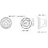 Hikvision IP kamera DS-2CD23123G2-LI2UY/SL, F2.8, juoda, DOME, 12MP, antikorozinė, 2.8mm(94.2°)