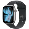 Išmanusis laikrodis Apple Watch Series 11 (2025) GPS 46mm Space Gray aliuminio korpusas, juodas sportinis dirželis M/L EU MEV44