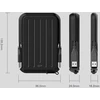 Išorinis kietasis diskas HDD Silicon Power Armor A66 5TB Geltona (SP050TBPHD66LS3Y)