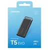 Kietasis diskas Dysk zewnętrzny SSD Samsung T5 EVO 2TB Juodas (MU-PH2T0S/EU)