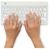 Klaviatūra R-GO Tools R-Go Tools ergonominė R-Go Compact Break klaviatūra, Bluetooth, su pertraukų programine įranga, QWERTZ (CH), Baltas