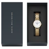 Moteriškas laikrodis DANIEL WELLINGTON DW00100682. Kvarcinis, spalvotas FLOCK.