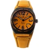 Laikrodis MONTRES DE LUXE 09BK-2502. Kwarcowy, Kolor oranžinė. Unisex.