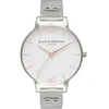 Laikrodis OLIVIA BURTON OB16ES10. Kwarcowy, Kolor balta. Kobieta.