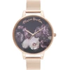 Laikrodis OLIVIA BURTON OB16WG22. Kwarcowy, Kolor juoda. Kobieta.