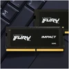 RAM Kingston DDR5 SODIMM Fury Impact 16 GB (2 * 8 GB) / 4800 CL38 atmintis