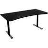 Rašomasis stalas Arozzi Arena Pure Juodas Juodas 160 cmx82 cm