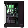 Stacionarus kompiuteris Žaidimų kompiuteris Hyrican COUGAR FV150 BK (7891) Ryzen 7 9800X3D vandens aušinimas 32GB/1TB SSD RTX 5080 Win11 Juodas