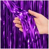Dekoratyvinė užuolaida lietutis, violetinė spalva, 100x200cm