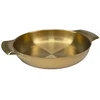 Metalinis dubuo-lėkštė 18cm 003-18 aukso spalvos