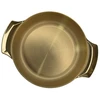 Metalinis dubuo-lėkštė 18cm 003-18 aukso spalvos