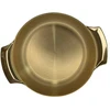 Metalinis dubuo-lėkštė 20cm 003-20 aukso spalvos