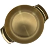 Metalinis dubuo-lėkštė 22cm 003-22 aukso spalvos