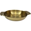 Metalinis dubuo-lėkštė 24cm 003-24 aukso spalvos