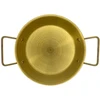 Metalinis padėklas-lėkštė 24cm su rankenomis 004-24