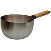 Metalinis prikaistuvas su medine rankena 16cm 9748-16
