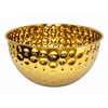 Metalinis serviravimo dubuo auksinis 18 cm