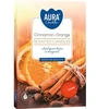 Aura Oranžinis Plauk.žvakutės 6vnt Cinnamon-Oranžinis