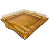 Plastikinis padėklas su dangteliu 1vnt užkandžiams 36,5 x 33 x 6 cm