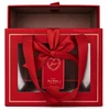Popierinė dovanos dėžutė raudona maža 1 vnt