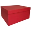 Popierinė dovanų dėžutė raudona 17,5 x 13 x 8, 1 vnt